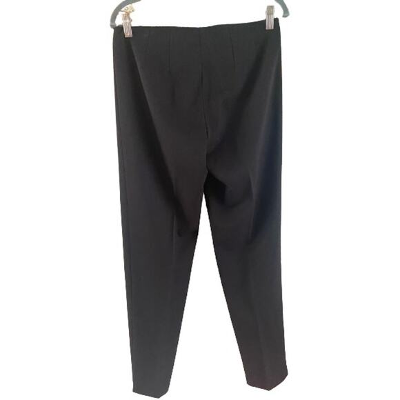 Atelier Women’s Black Flat Front Seam Ankle Pants‎ Sz 4 - Picture 3 of 11